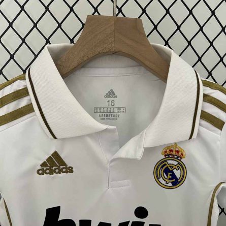 Kids Retro Jersey Real Madrid Home 2011-2012 - Image 4