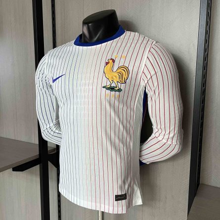 Long Sleeve Player Version France Away Jersey 2024 - Image 3