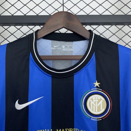 Long Sleeve Inter Milan Home 2009-2010 Champions League Final Edition - Image 6