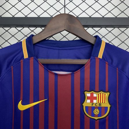 Long Sleeve Barcelona Home Jersey 2017-2018 - Image 5