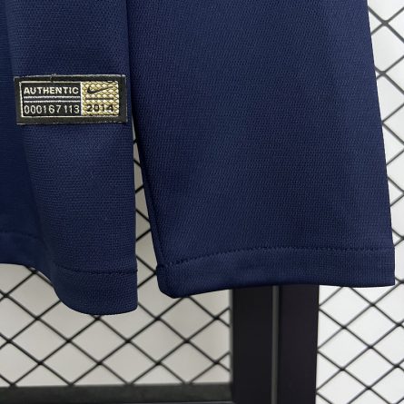 Long Sleeve France Home Jersey 2014 - Image 3