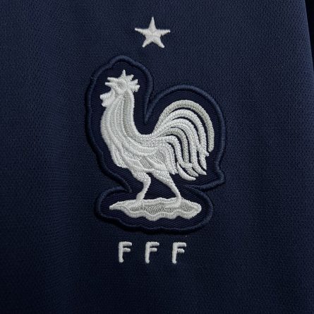 Long Sleeve France Home Jersey 2014 - Image 4