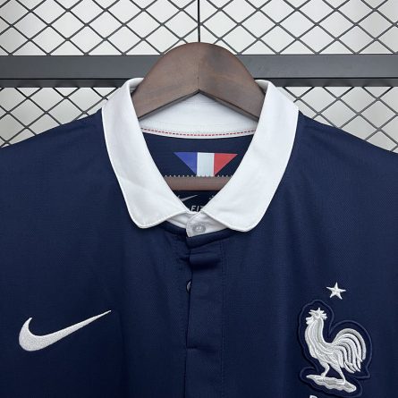 Long Sleeve France Home Jersey 2014 - Image 5