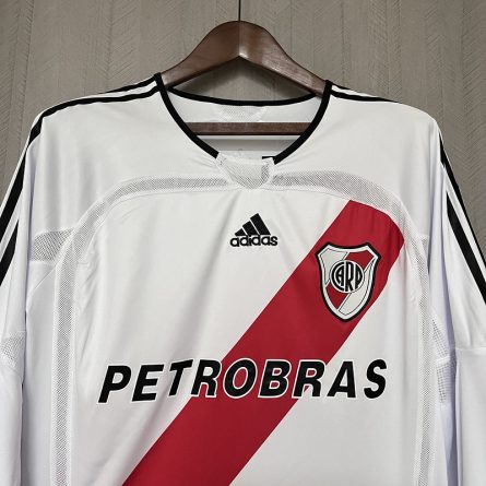 Long Sleeve River Plate Home Jersey 2006-2007 - Image 5