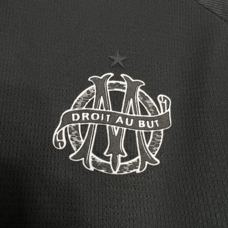 Olympique Marseille 125th Anniversary Kit 2024-25 Black - Image 3
