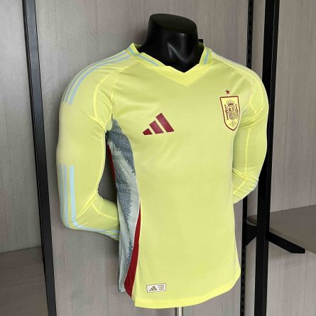 Long Sleeve Player Version Spain Away Jersey 2024 - Image 3