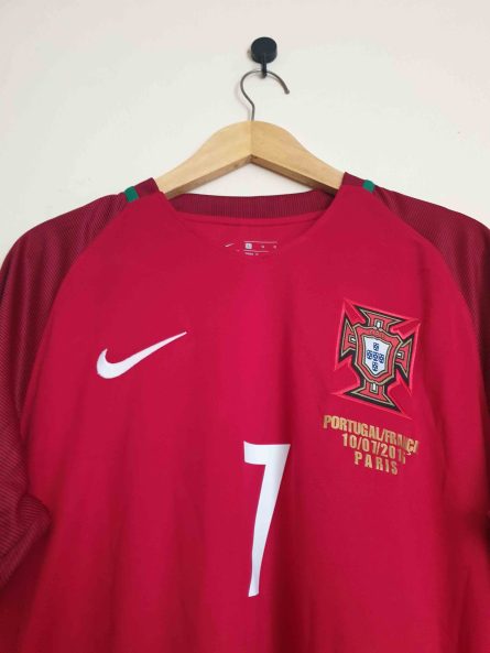 Long Sleeve Portugal Home Euro Final 2016 - Image 5