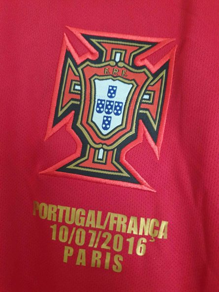 Long Sleeve Portugal Home Euro Final 2016 - Image 6
