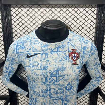 Long Sleeve Player Version Portugal Away Jersey 2024 - Image 2