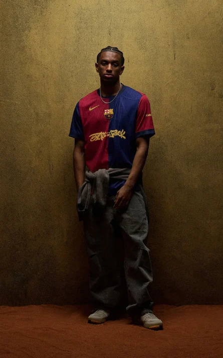 Player Version Long Sleeve Barcelona Home x Travis Scott - Image 6