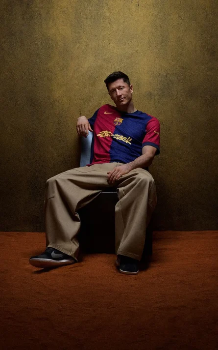 Player Version Long Sleeve Barcelona Home x Travis Scott - Image 4