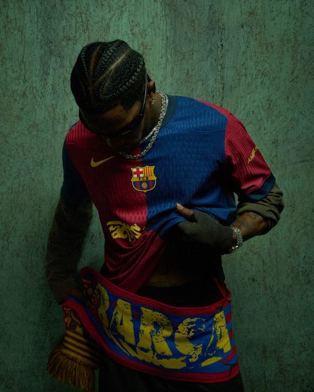 Player Version Long Sleeve Barcelona Home x Travis Scott - Image 8