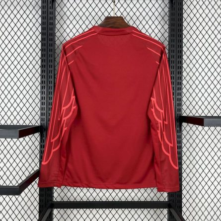 Long Sleeve PSG Goalkeeper Red Jersey - Image 2