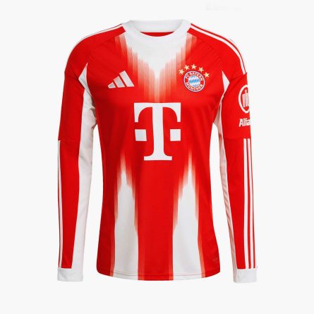 Long Sleeve Bayern Munchen Home Jersey 2025/2026 - Image 1