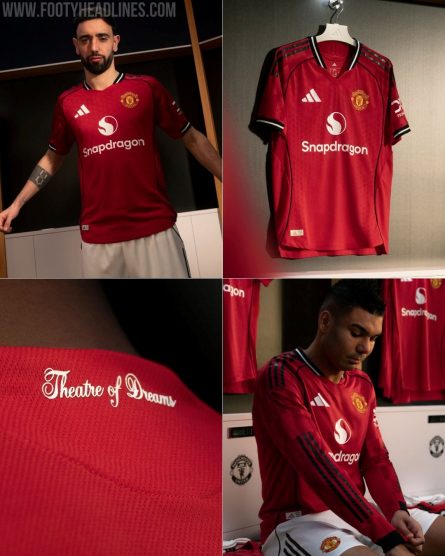 Long Sleeve Manchester United Home Jersey 2025/2026 - Image 5