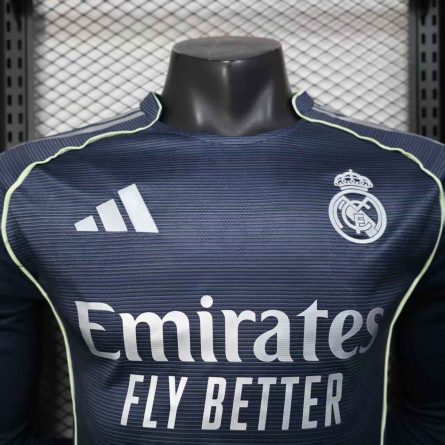 Long Sleeve Player Version Real Madrid Away 2025/2026 - Image 3