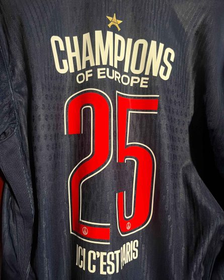 PSG Special Edition Home Shirt 2024–25 – Champions of Europe 2025 - Image 4