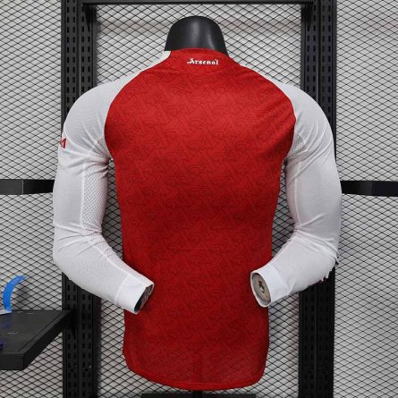 Long Sleeve Player Version Arsenal Home Jersey 2025 2026 - Image 5
