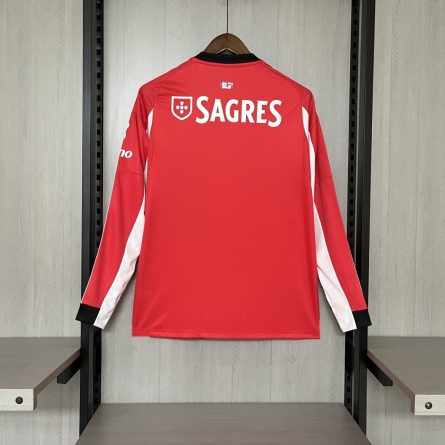 Long Sleeve Benfica Home Jersey 2025/2026 - Image 3
