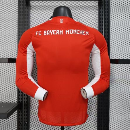 Long Sleeve Player Version Bayern Munich Home 2025–2026 - Image 3