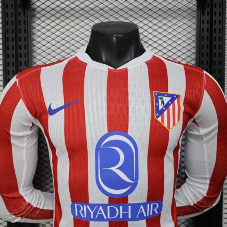 Long Sleeve Player Version Atletico Madrid Home 2025/2026 - Image 3
