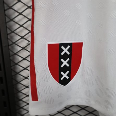 Player Version Ajax Anniversary Shorts White 2025/2026 - Image 2