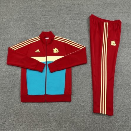 AS Roma Anthem Jacket 2025 Red (RM8841) - Image 2