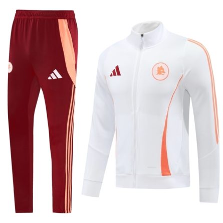 AS Roma Anthem Jacket 2025 White (RM8244) - Image 1