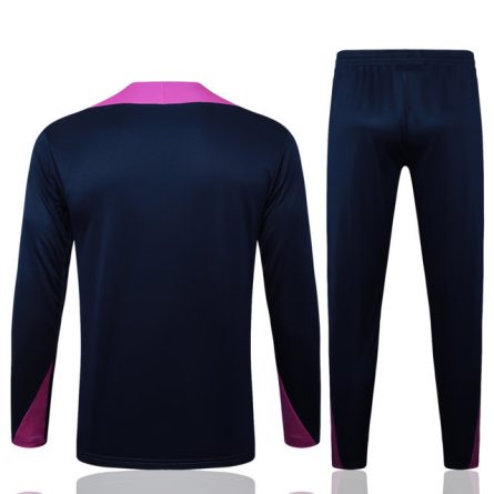Barcelona Tracksuit 2025 Navy Purple (TR2025) - Image 2