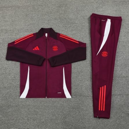 Bayern Anthem Jacket Maroon 2025 (BR8722) - Image 3
