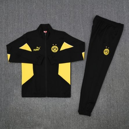 Dortmund Anthem Jacket Black 2025 (BD3044) - Image 3