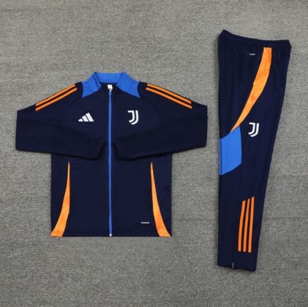 Juventus Anthem Jacket Navy Orange 2025 (JU2525NO) - Image 2