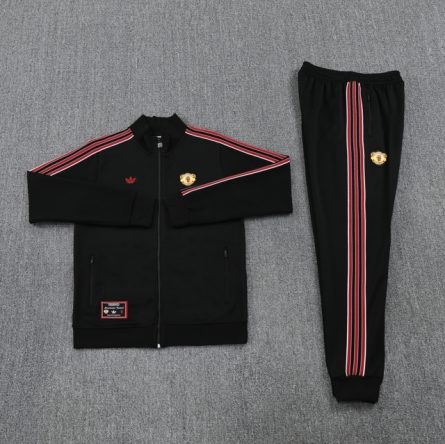 Manchester United Anthem Jacket Black 2025 (MU7412) - Image 3