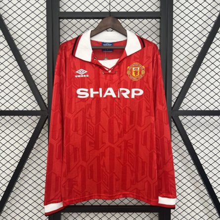Long Sleeve Manchester United Home 1992/1994 - Image 1