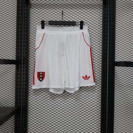 Player Version Ajax Anniversary Shorts White 2025/2026 - Image 1