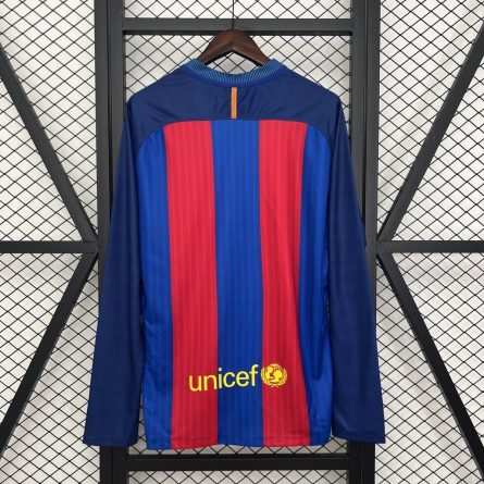 Long Sleeve Barcelona Home 2016/2017 - Image 2