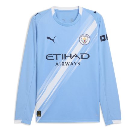 Long Sleeve Manchester City Home Jersey 2025/2026