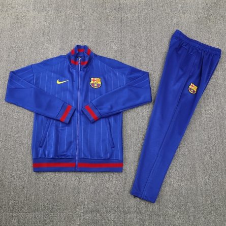 Barcelona Anthem Jacket Blue 2025-26 BRC0294 - Image 3