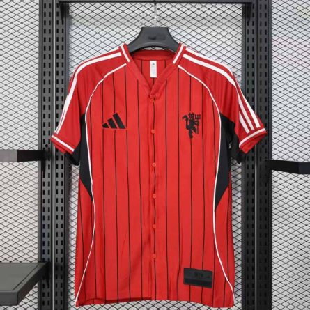 Manchester United Baseball Jersey 2025–2026 - Image 1