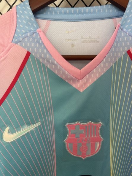Barcelona Special Edition Jersey Blue Pink 2025 - Image 2