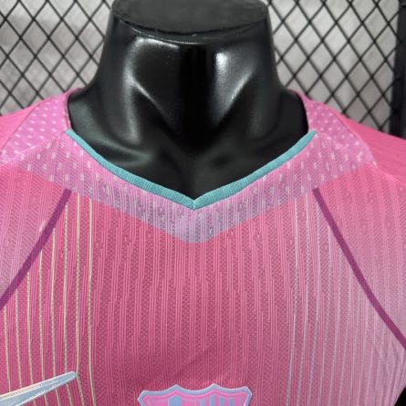 Player Version Barcelona Special Edition Jersey Pink 2025 - Image 3