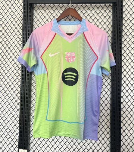 Barcelona Special Edition Jersey Green Pink 2025