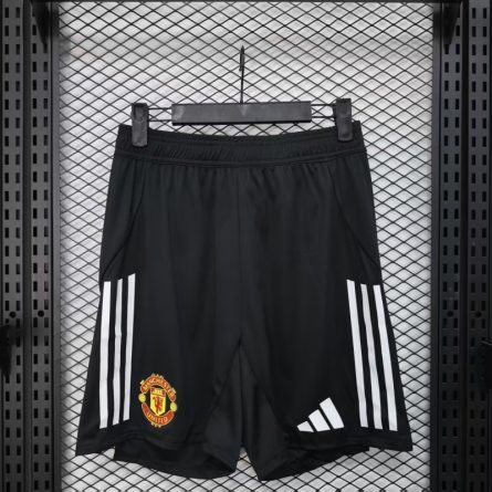 Player Version Manchester United Black Shorts 2025–2026
