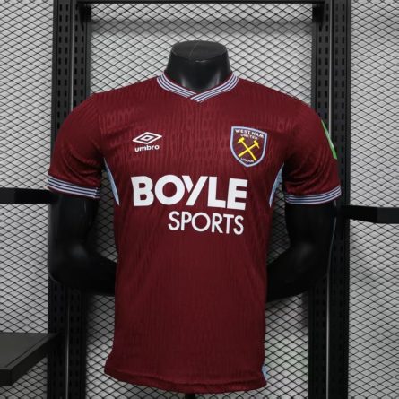 Player Version West Ham Home Jersey 2025/2026