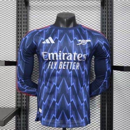 Long Sleeve Player Version Arsenal Away Jersey 2025/2026