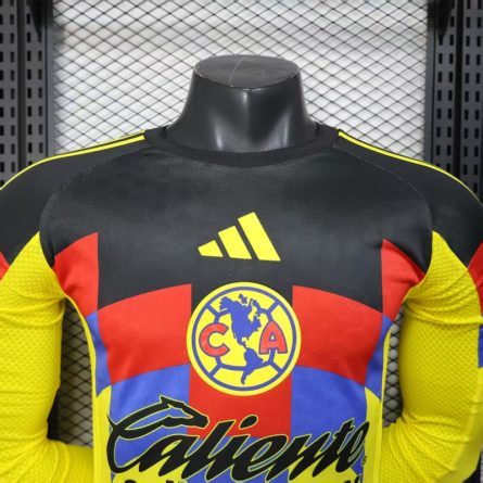 Long Sleeve Player Version Club América Home Jersey 2025/2026 - Image 2