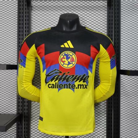 Long Sleeve Player Version Club América Home Jersey 2025/2026