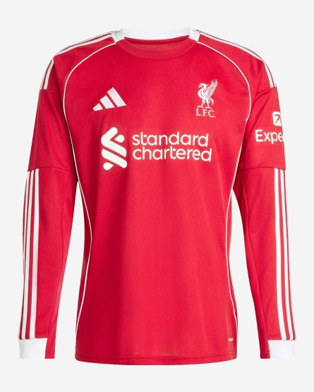 Long Sleeve Liverpool Home Jersey 2025/2026
