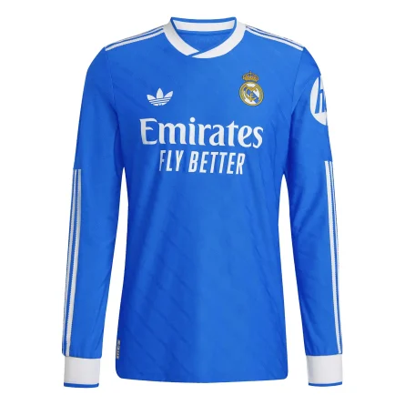Player Version Long Sleeve Real Madrid 3rd Jersey 2025-26