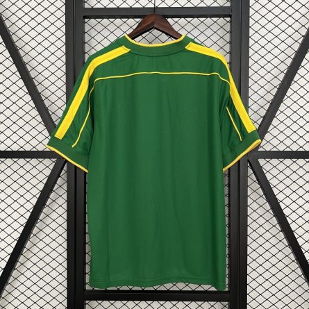 Brazil Goalkeeper Jersey 1998 (Green) - Image 2